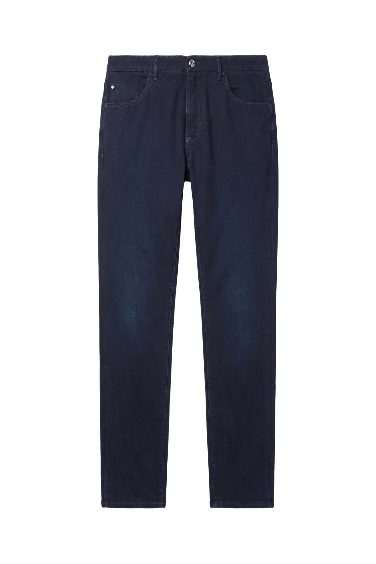 Slim-fit denim trousers - Blue