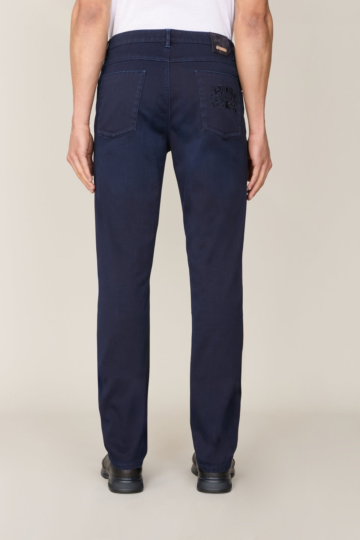 Pantalon ajusté en denim - Blue