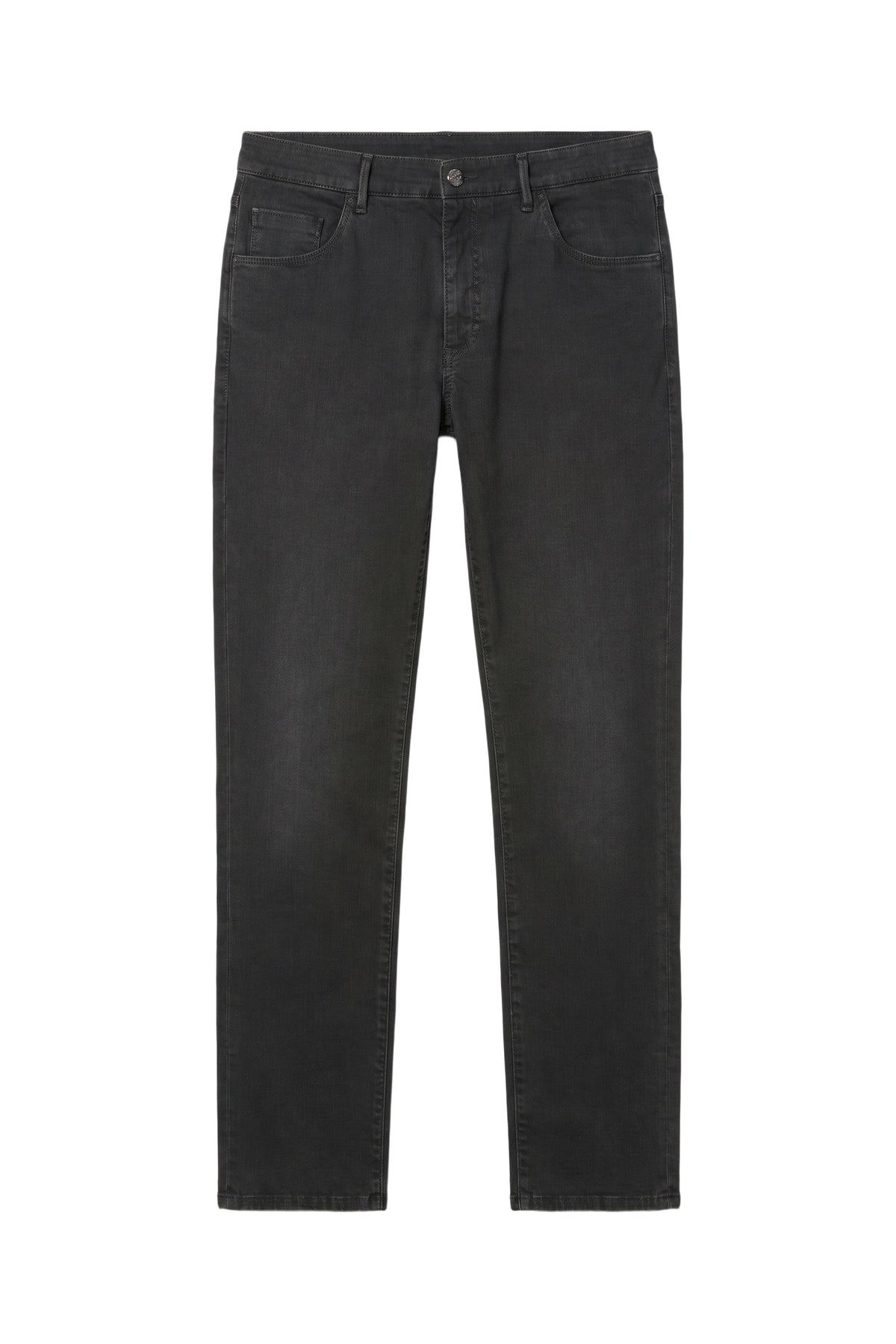 Pantalon ajusté en denim - Grey Anthracite