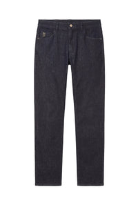 Pantalon droit en denim - Blue Navy