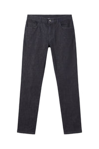 Pantalon ajusté en denim - Blue Navy