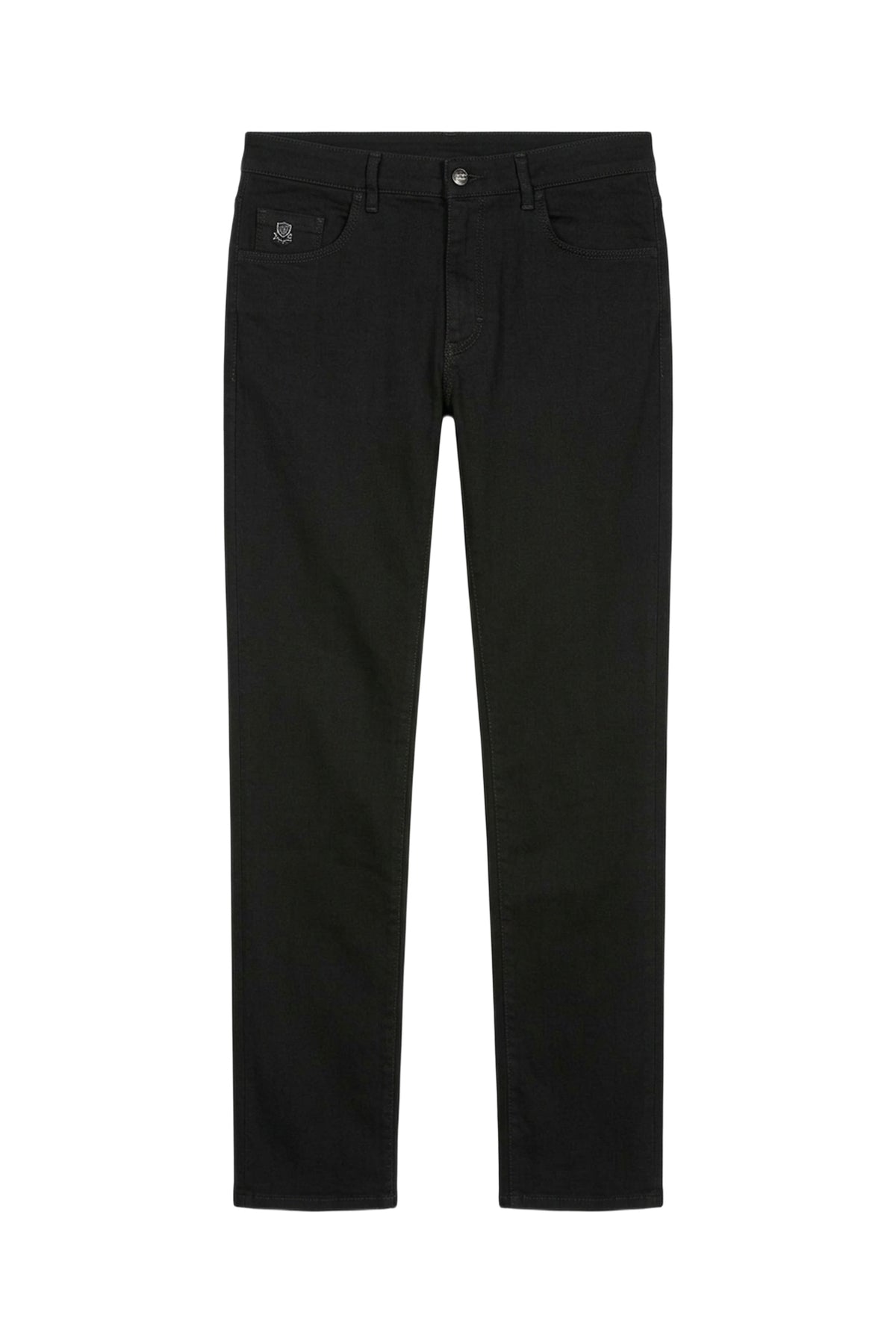 Pantalon droit en denim - Black