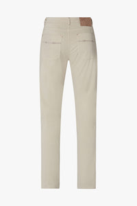 Pantalon chino à surpiqûres - Beige