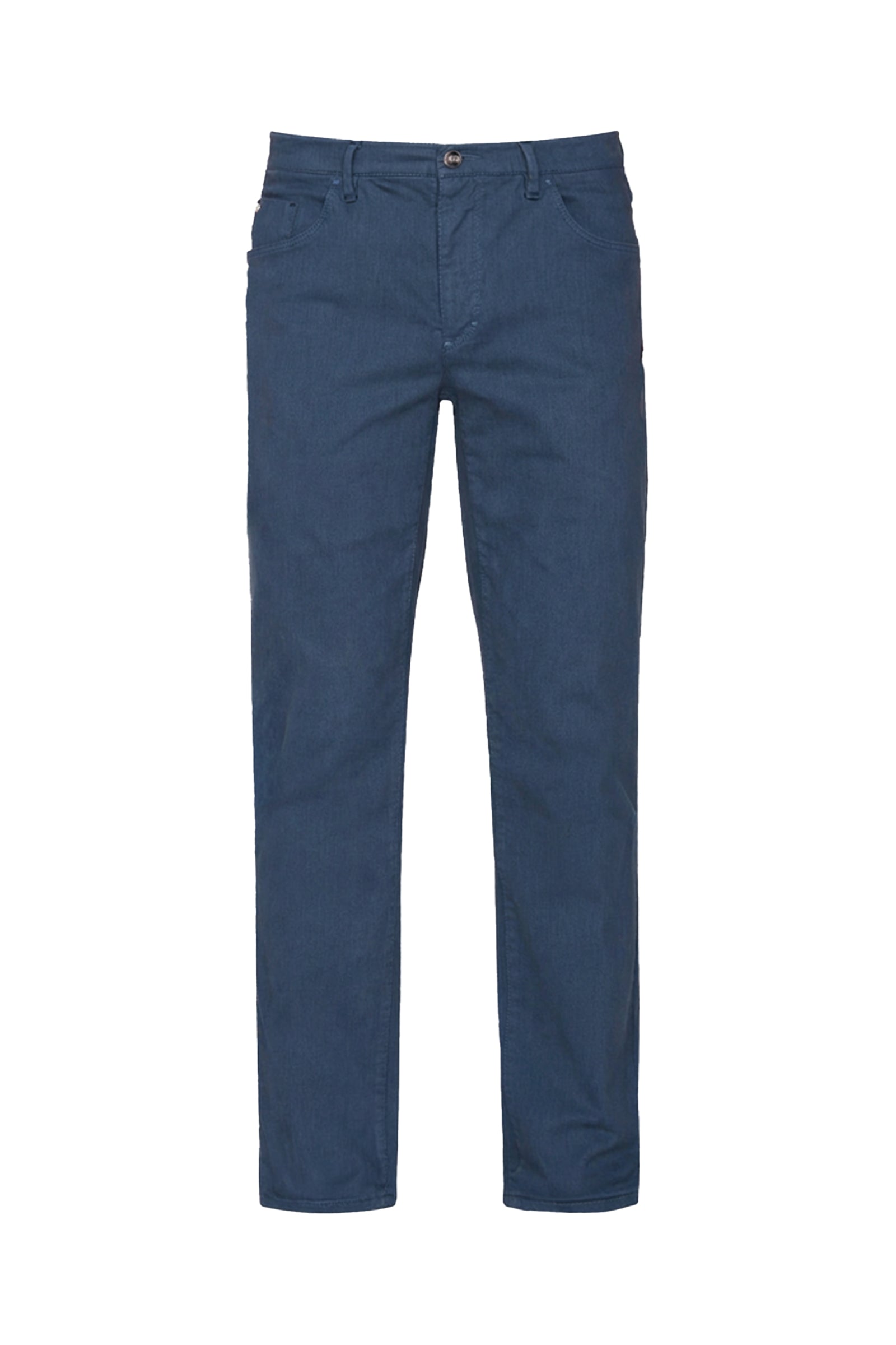 Jean droit à détail - Bleu