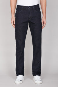 Top-stitched jeans - Blue
