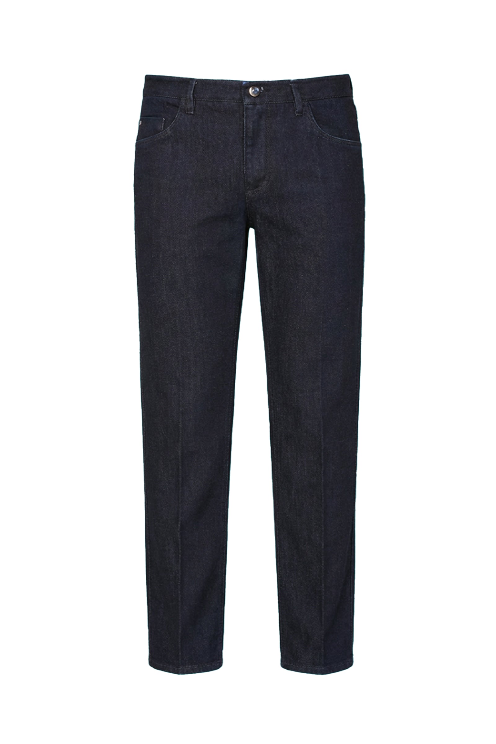 Top-stitched jeans - Blue