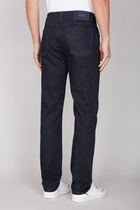 Top-stitched jeans - Blue
