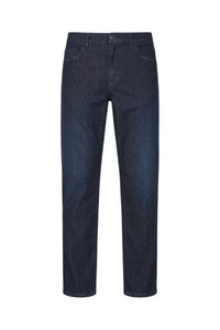 Pantalon à poche américaine en denim - Blue Navy
