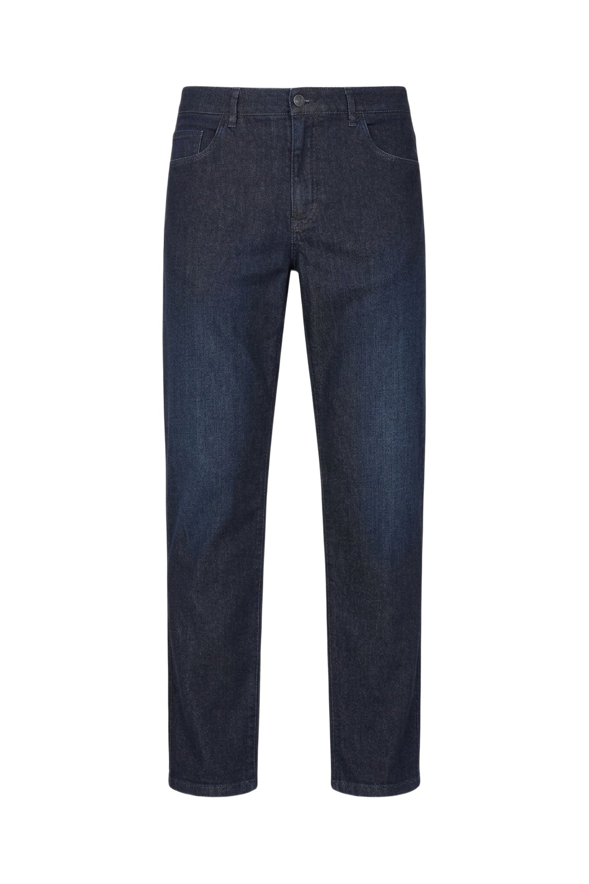 Pantalon à poche américaine en denim - Blue Navy