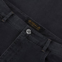 Jean slim à broderie motif équestre - Gris