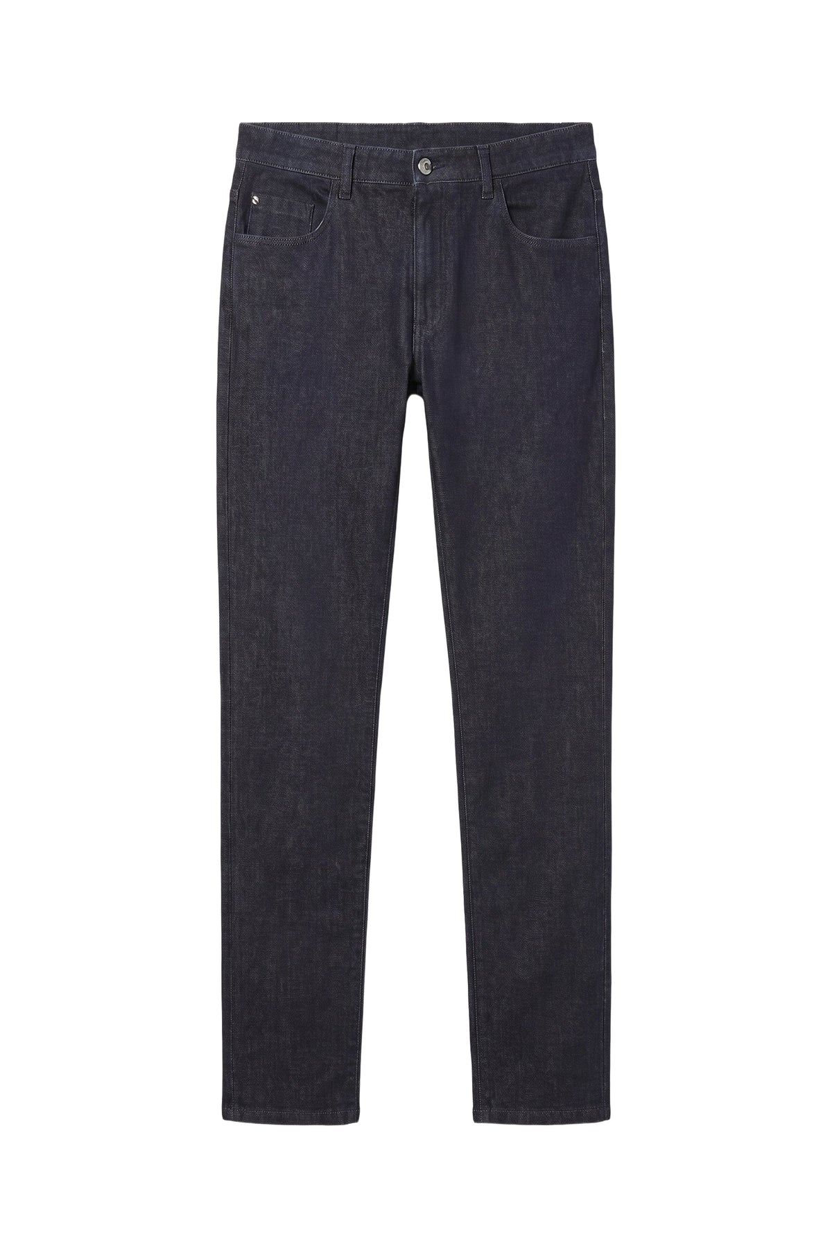 Slim-fit denim trousers - Navy Blue