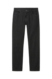 Pantalon droit en denim - Black