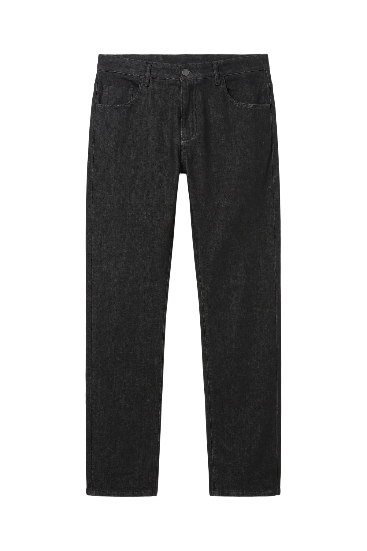 Pantalon droit en denim - Black