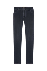 Jean coupe slim délavé - Gris