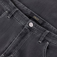 Jean coupe slim délavé - Gris
