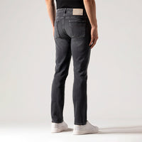 Jean coupe slim délavé - Gris