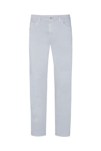 Faded embroidered straight jeans - Grey
