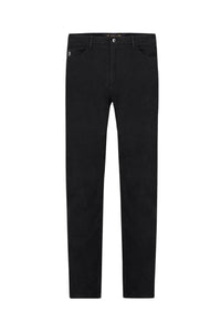 Straight washed jeans - Black