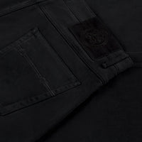 Straight washed jeans - Black