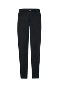 Pantalon chino coupe droite taille mi-haute - Bleu
