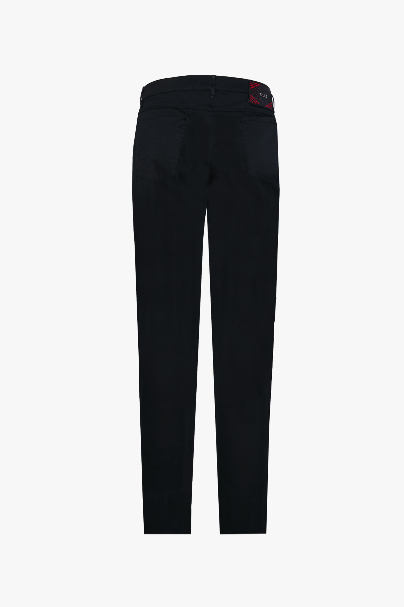 Pantalon chino coupe droite taille mi-haute - Bleu