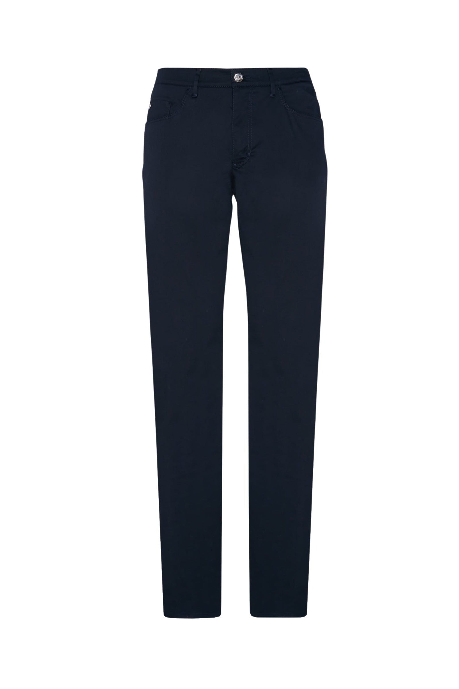 Pantalon chino à fermeture boutonnée - Bleu