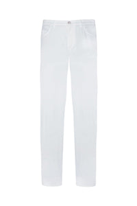 Jean slim à détails métalliques - Blanc