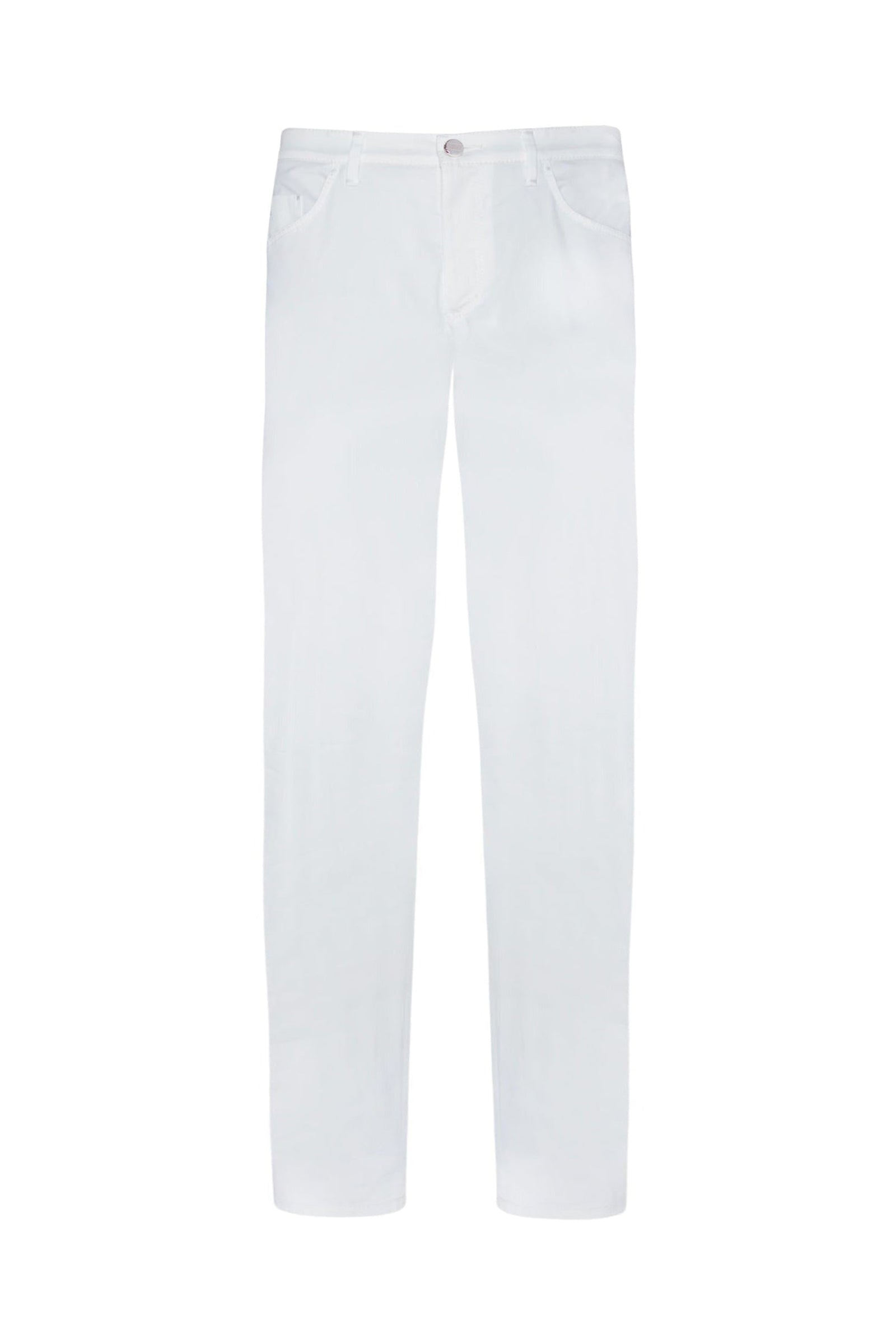Jean slim à détails métalliques - Blanc