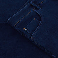 Jean slim à broderie et motif - Bleu