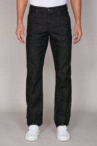 Straight-leg jeans - Black