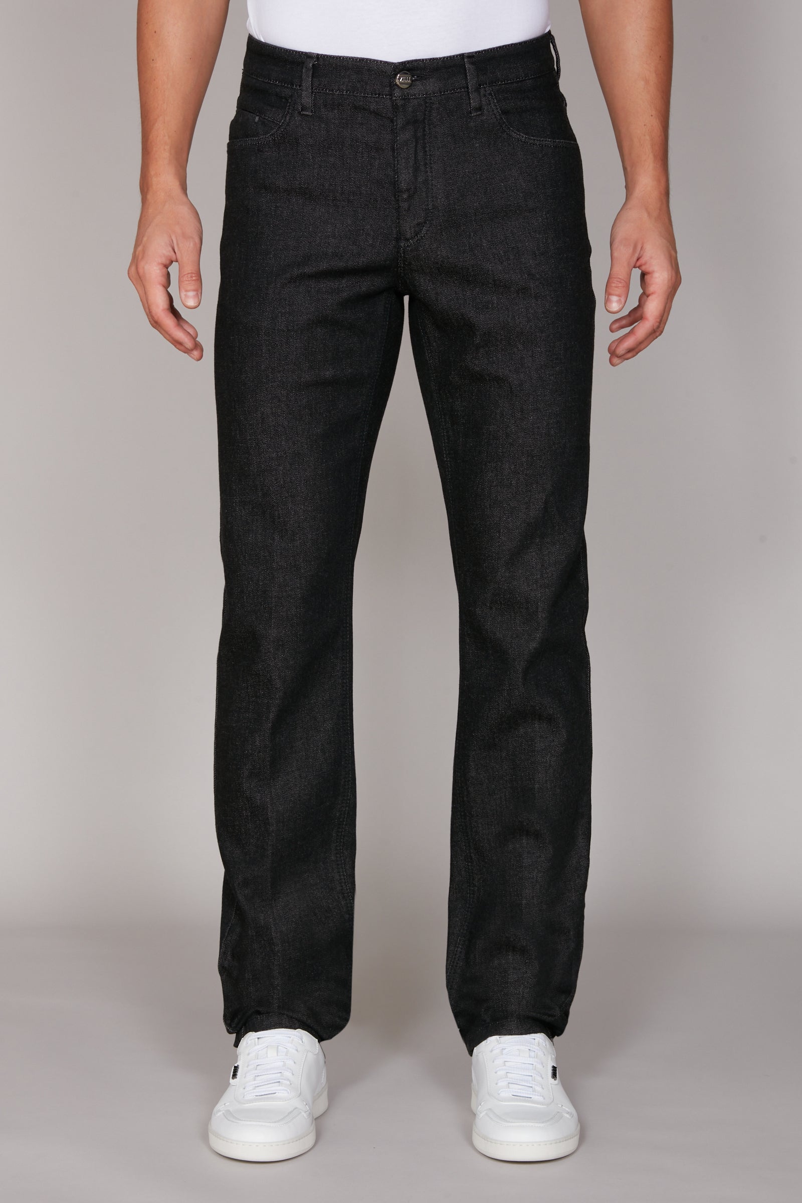 Straight-leg jeans - Black