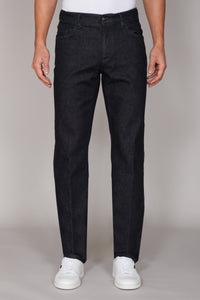 Top-stitched jeans - Blue