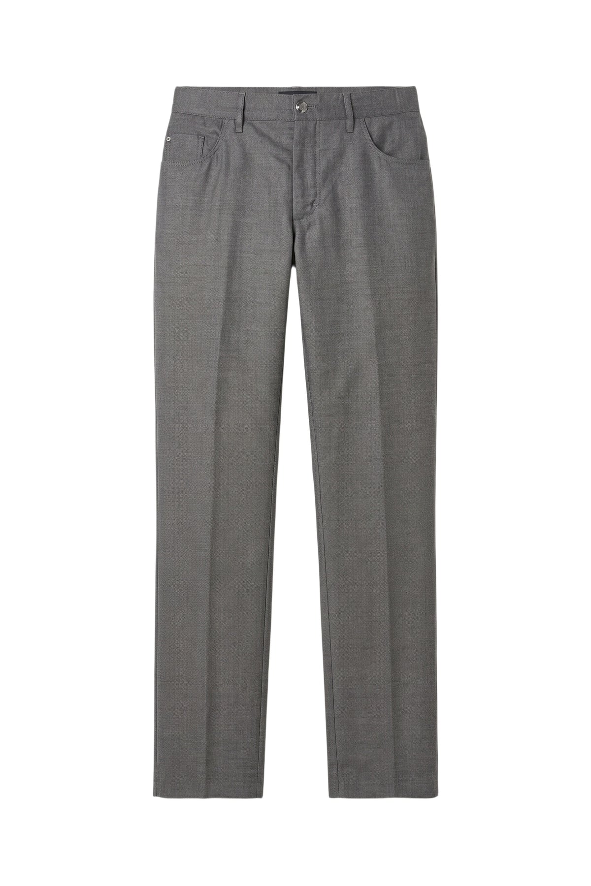 Pantalon à 5 poches en laine - Grey Anthracite