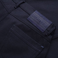 Pantalon à ceinture élastiquée en laine - Bleu