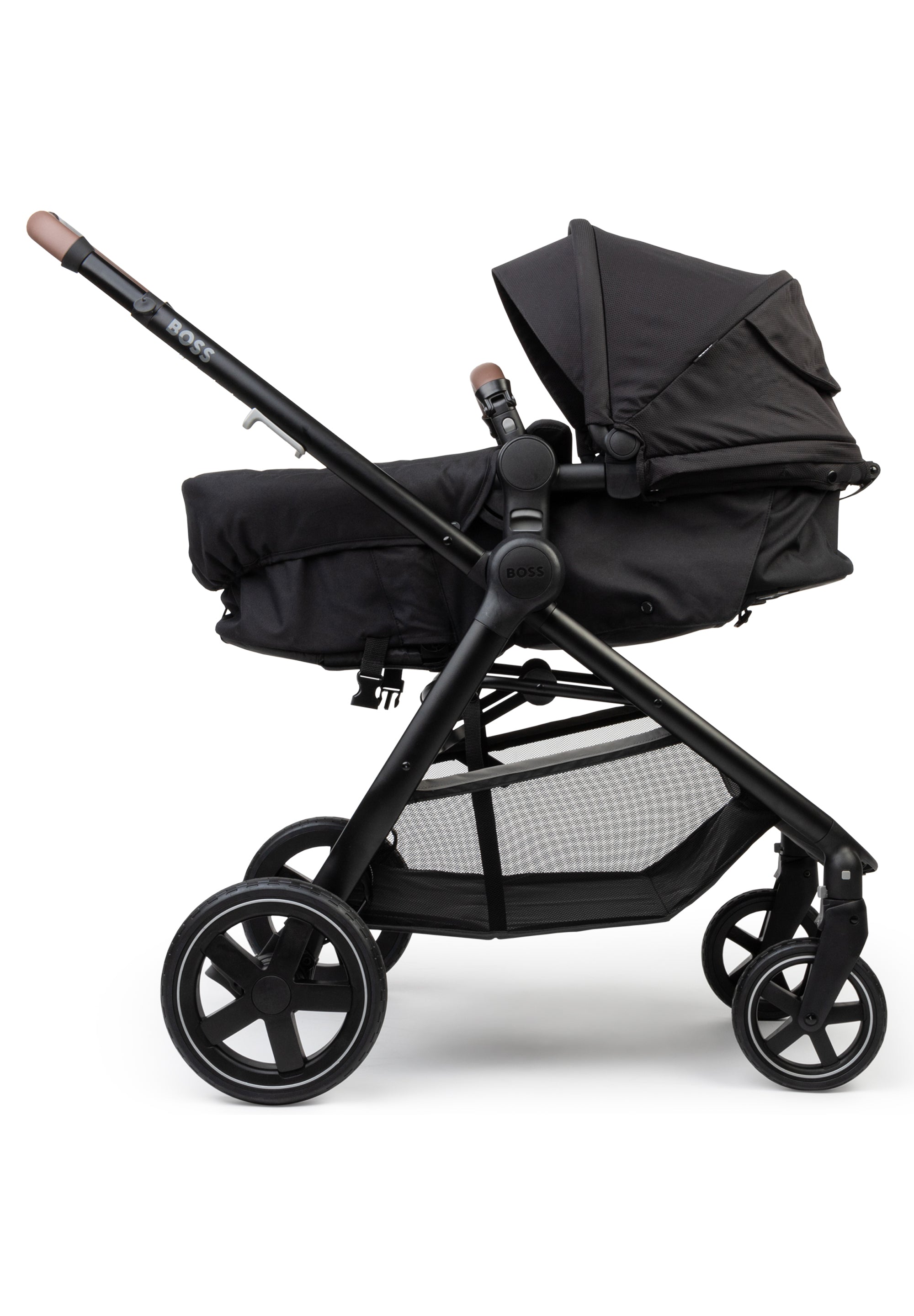 2 in 1 Compact Pushchair - Black