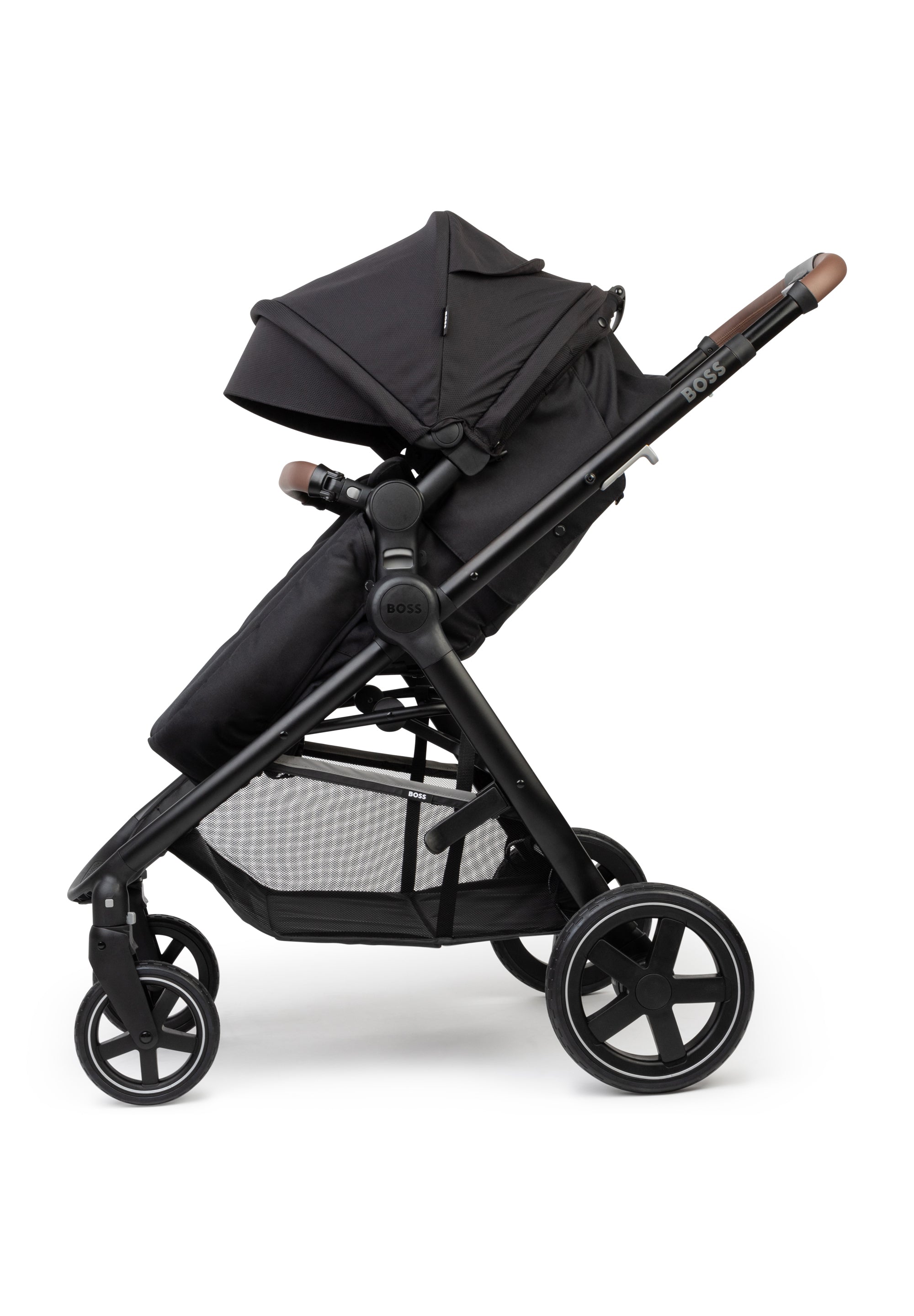 2 in 1 Compact Pushchair - Black
