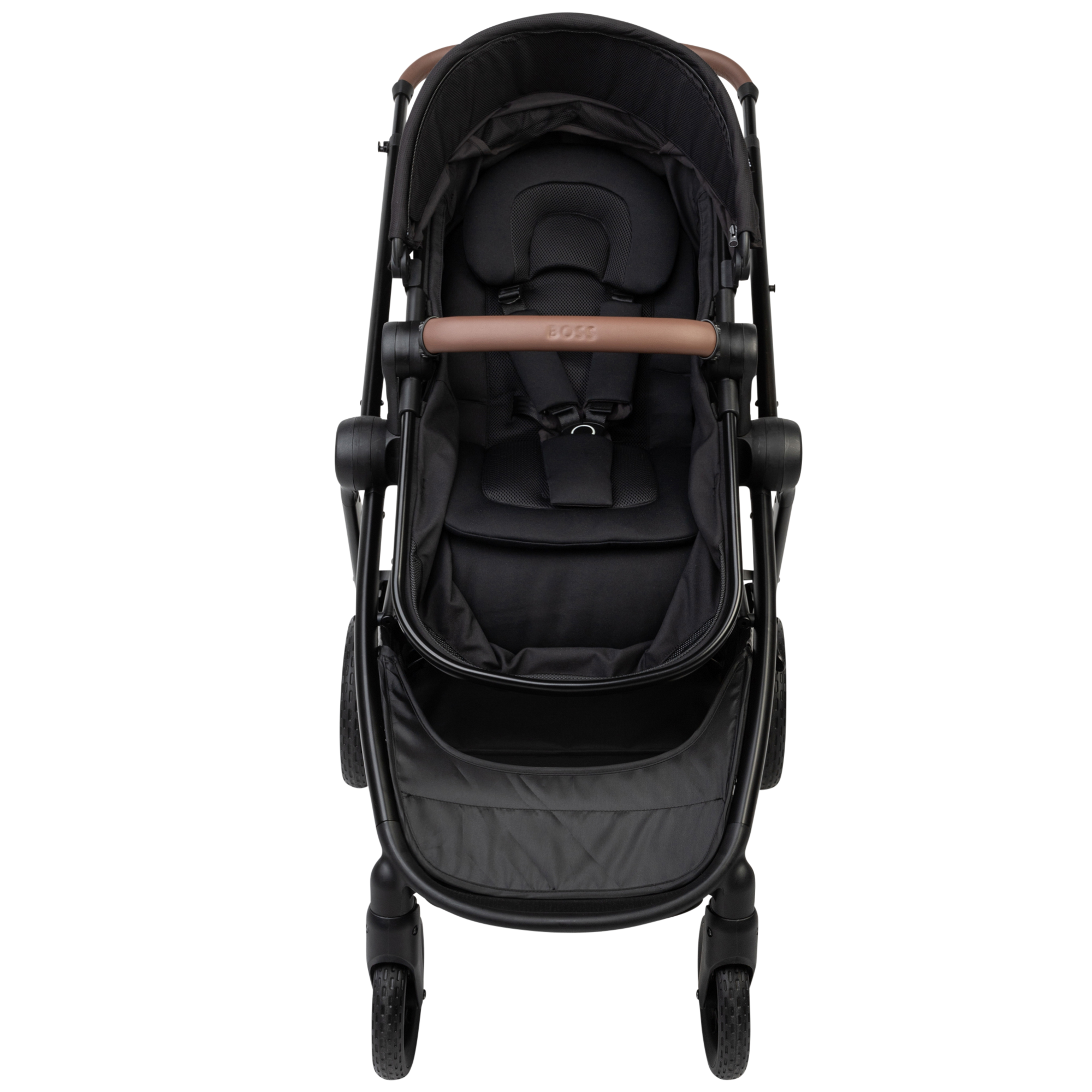 2 in 1 Compact Pushchair - Black