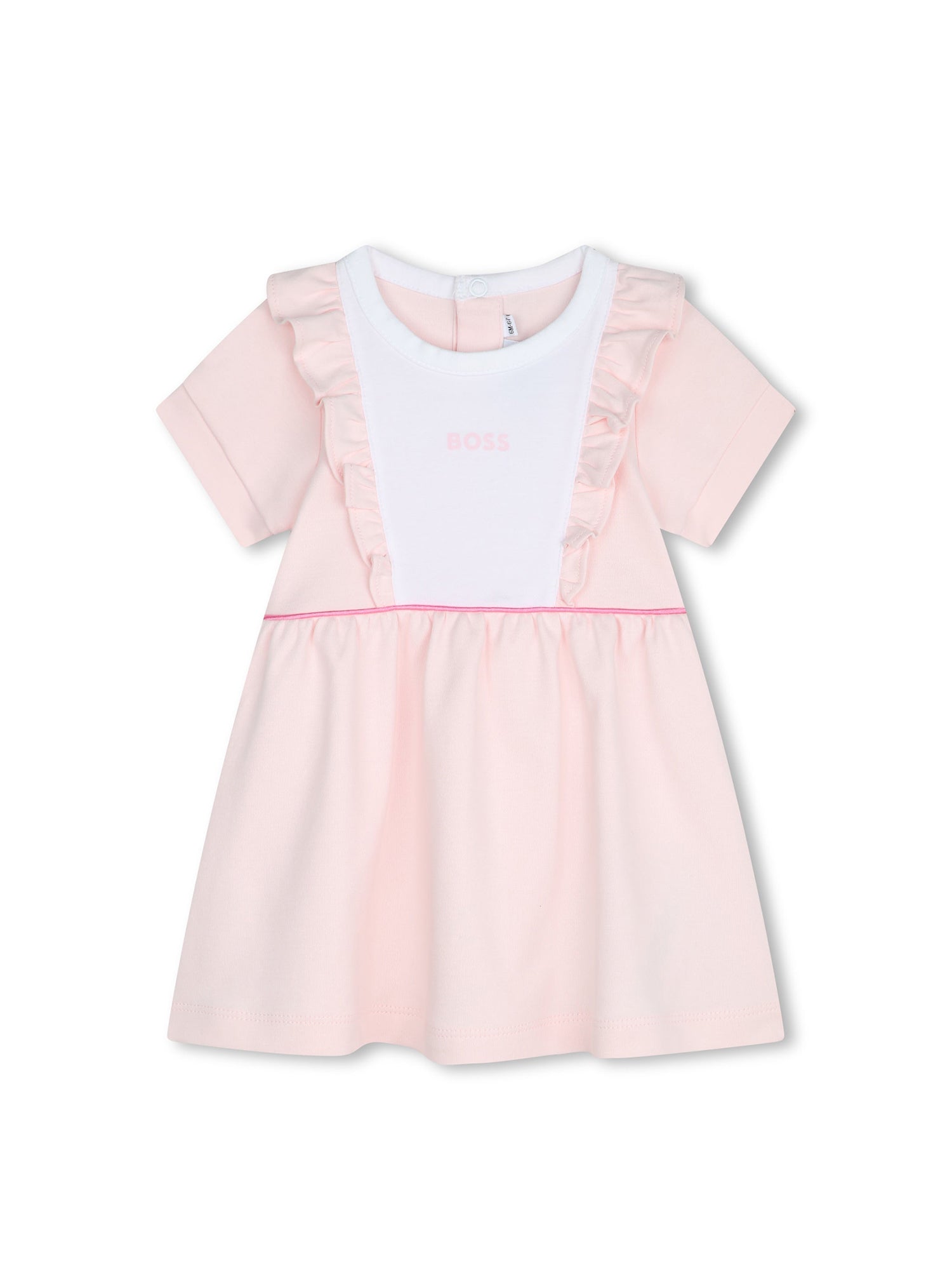 BOSS Robe manches courtes -  Baby Pink