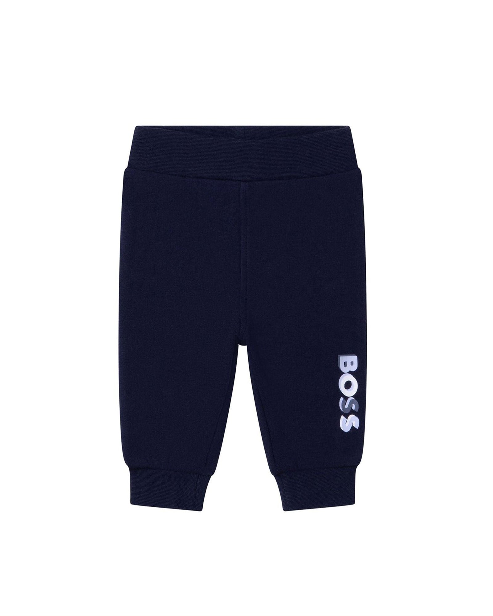 Pantalon de jogging Boss en coton - Bleu cargo