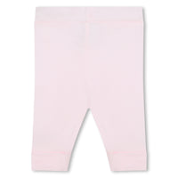 Legging élastiqué à logo - Baby Pink