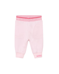 Cotton jogging trousers - Baby Pink