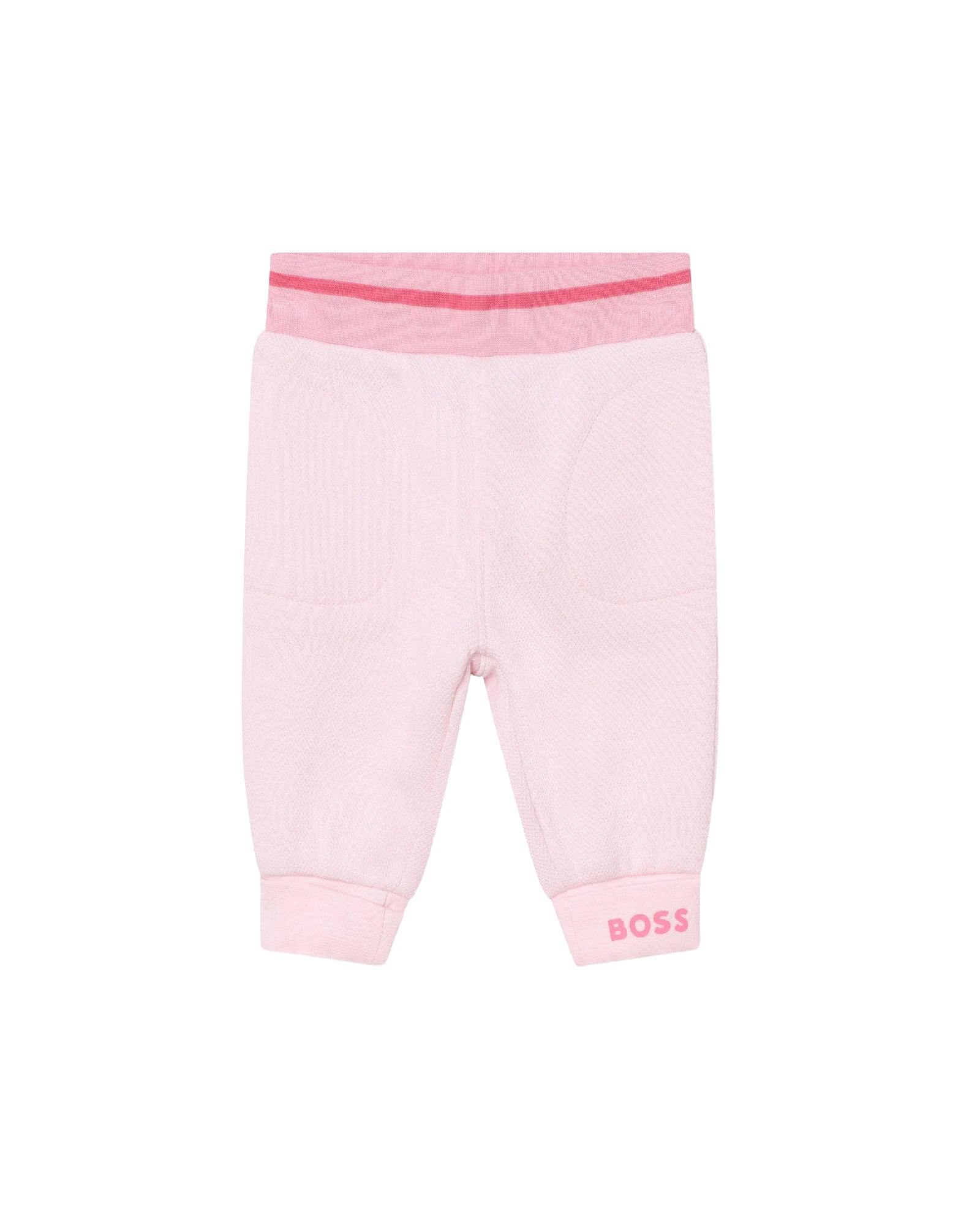 Cotton jogging trousers - Baby Pink