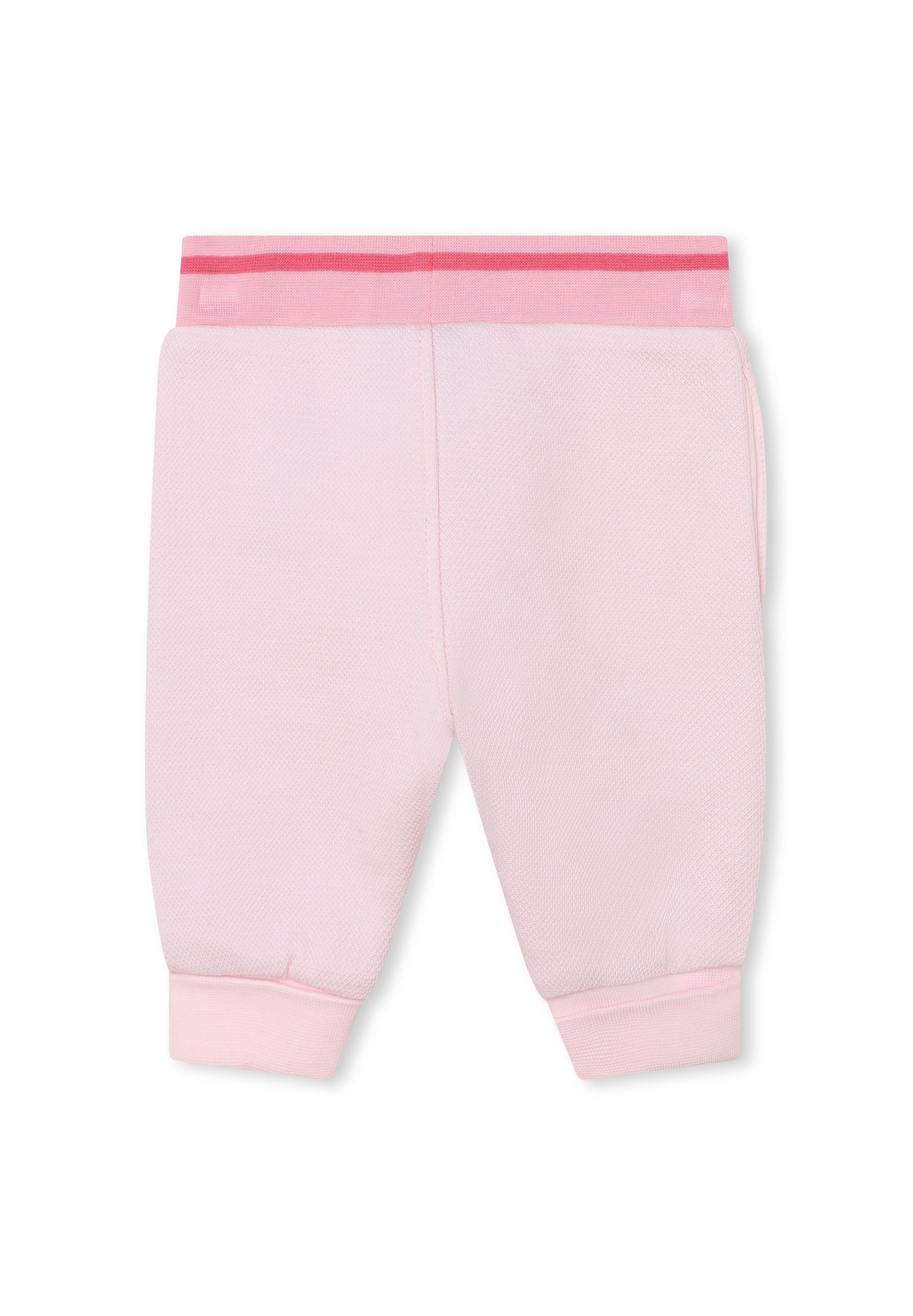 Cotton jogging trousers - Baby Pink