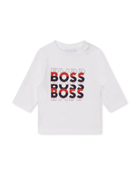Long-sleeved cotton T-shirt - White