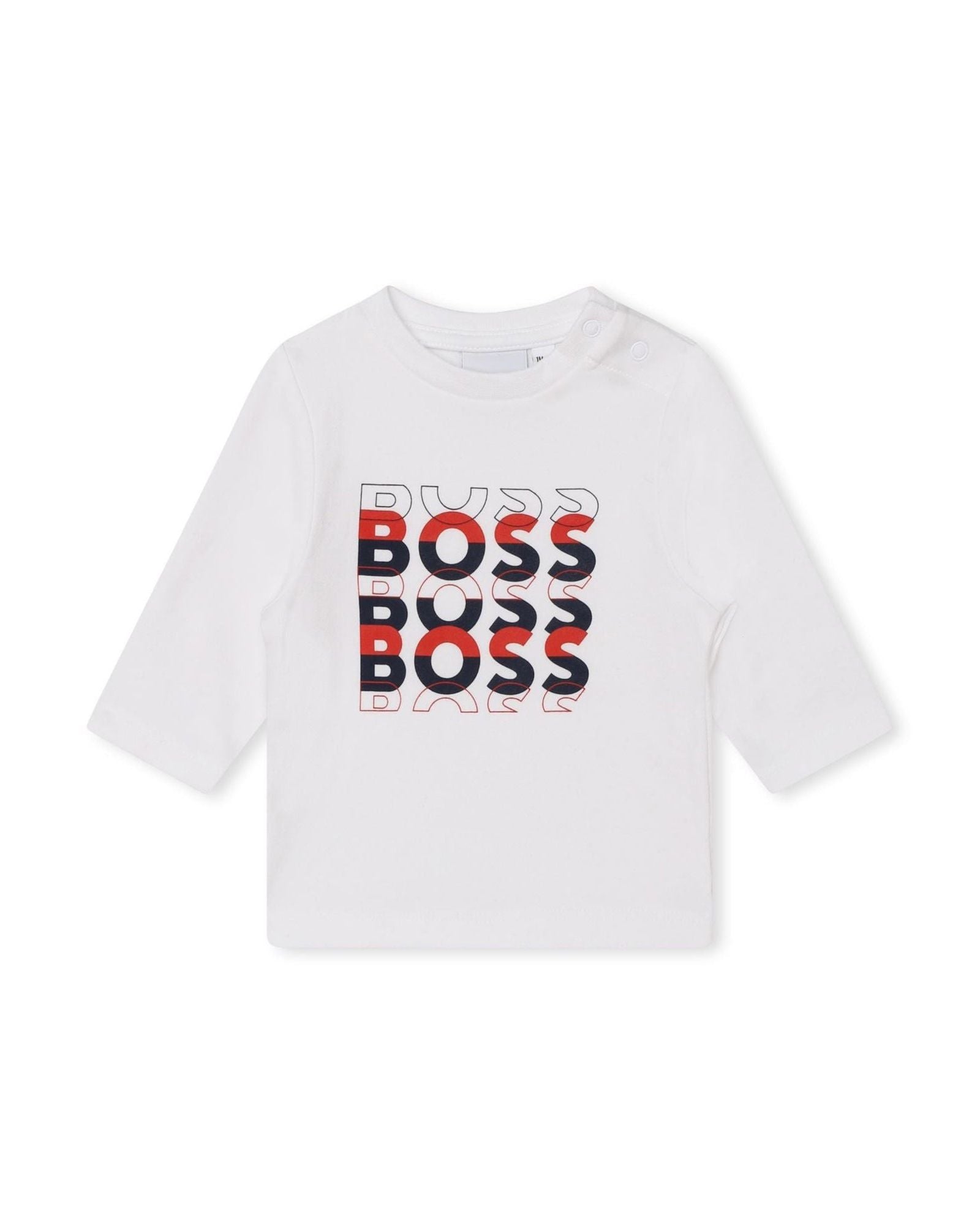Long-sleeved cotton T-shirt - White