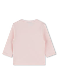T-shirt manches longues en coton - Baby Pink