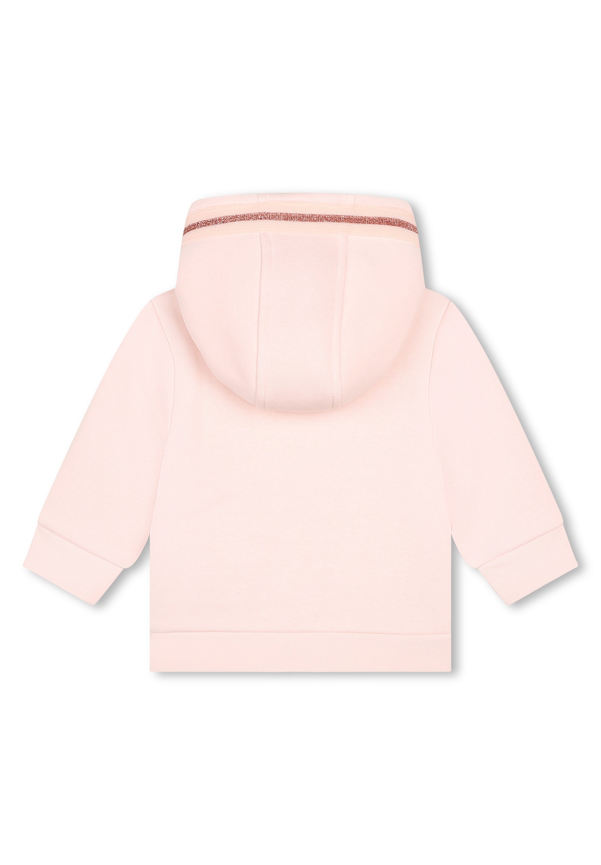 Cardigan jogging en coton - Baby Pink