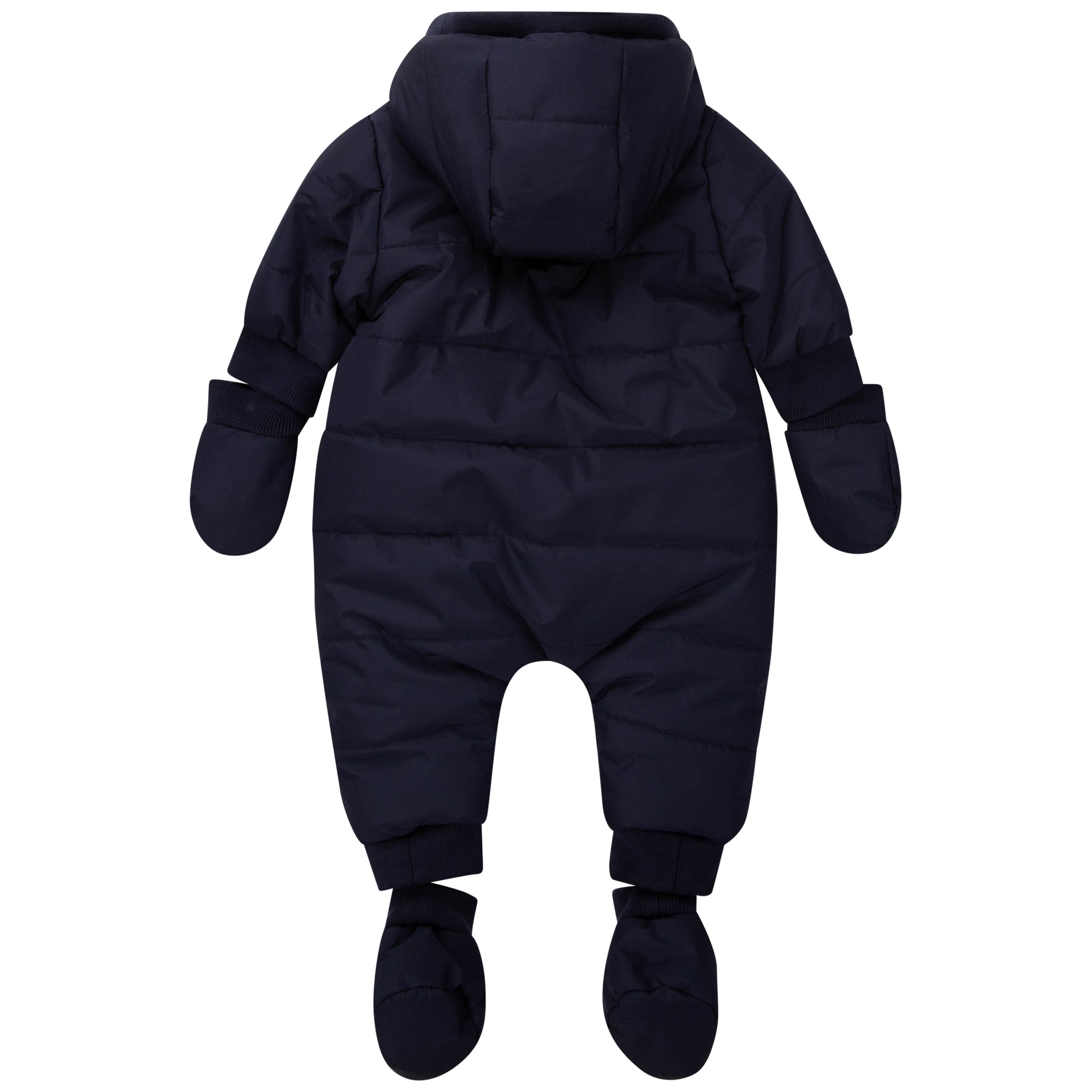 Combi-pilote à capuche à imprimé logo - Bleu cargo
