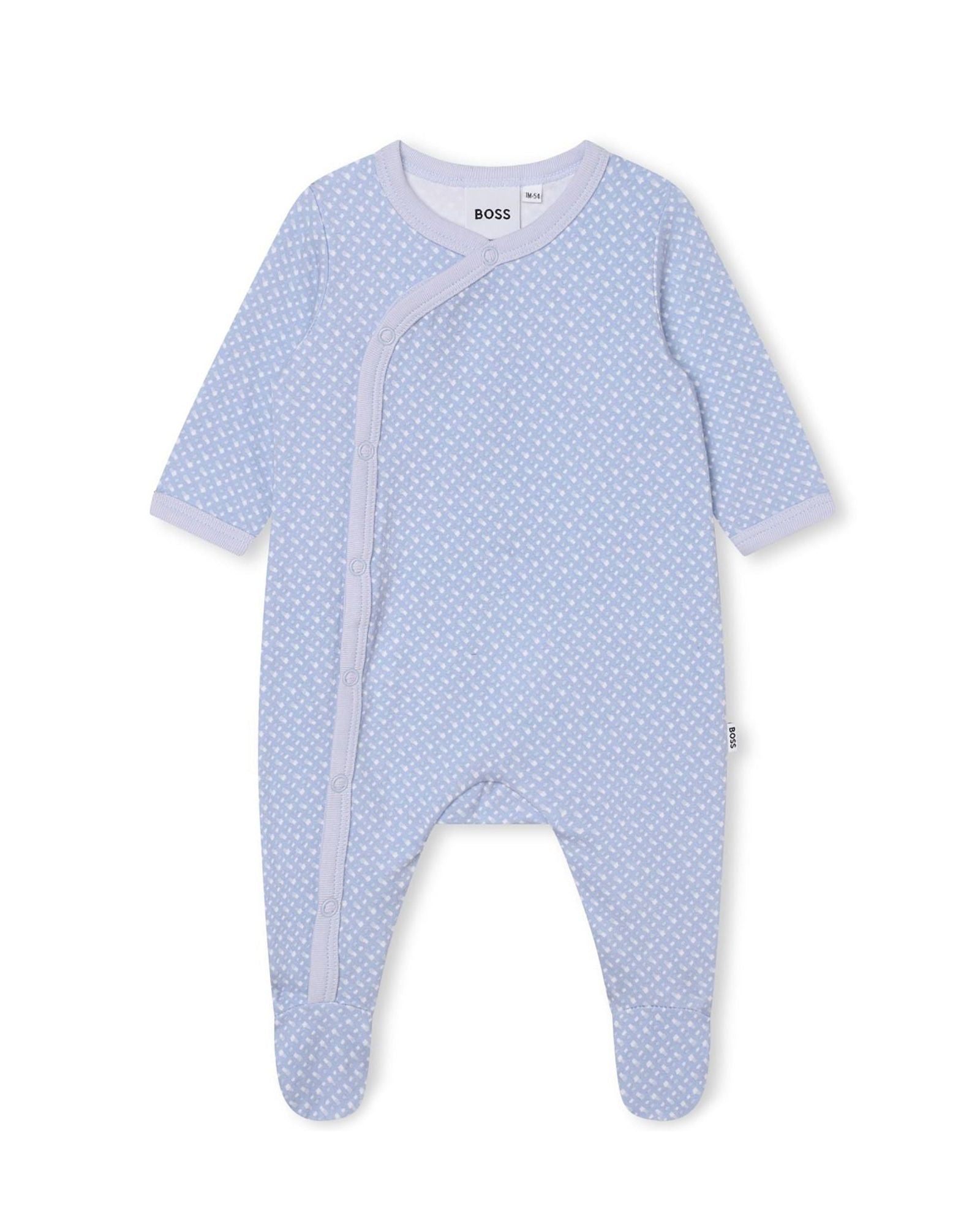Pyjama en coton - Blanc bleu