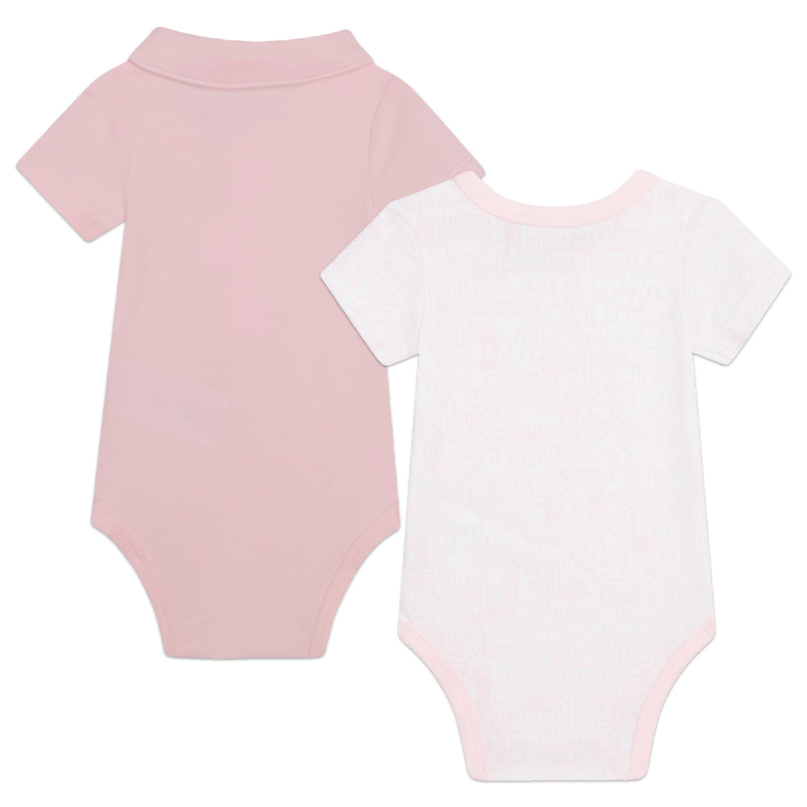 Lot de 2 bodys en coton - Baby Pink